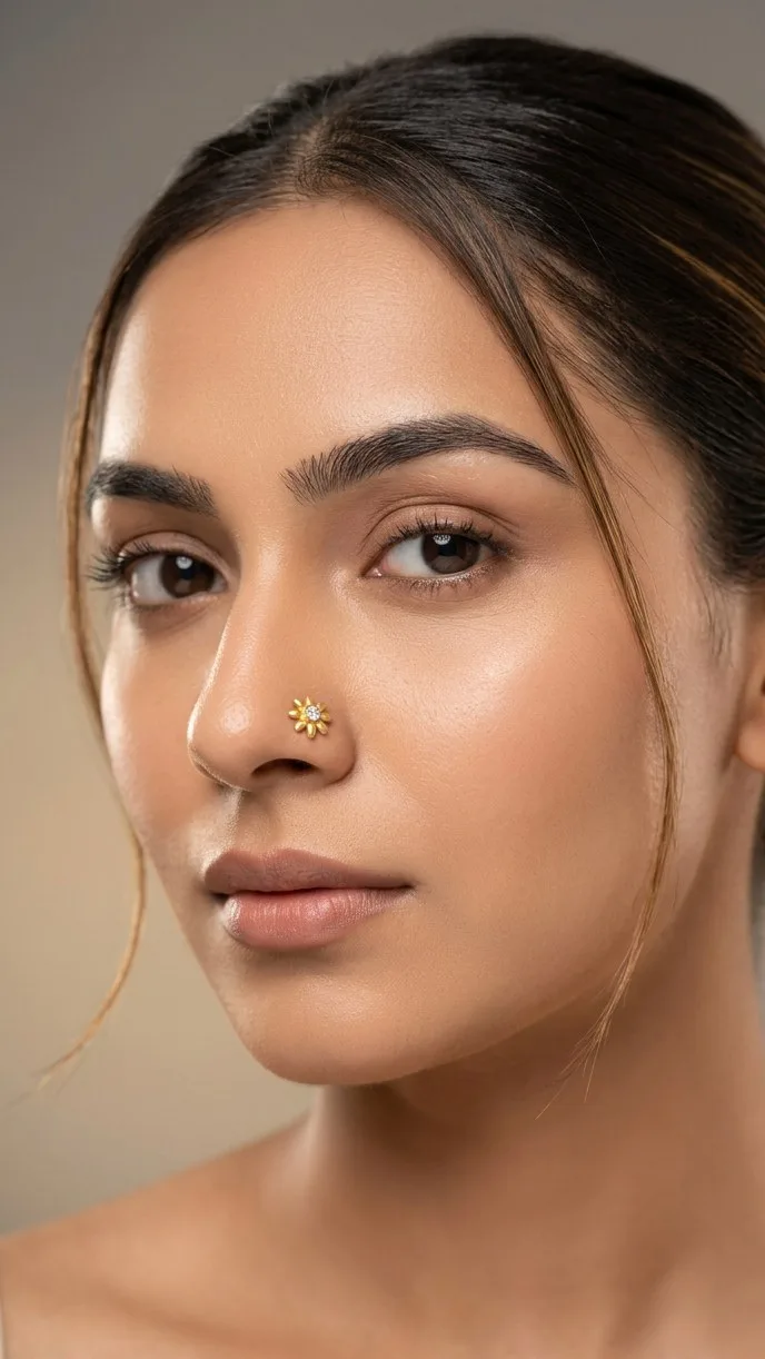 Small Flower Nose Pin